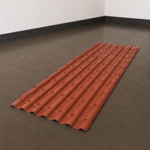PVC tipo teja en lámina para techos